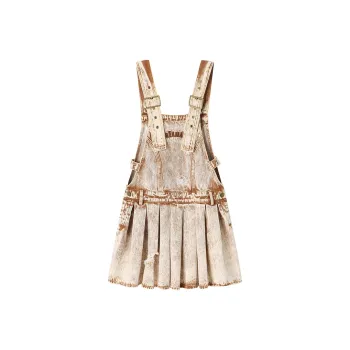 ANDREA MARTIN Slip Dress Women's Brown