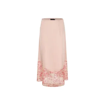 NANA JACQUELINE Casual Long Skirts Women's Pink