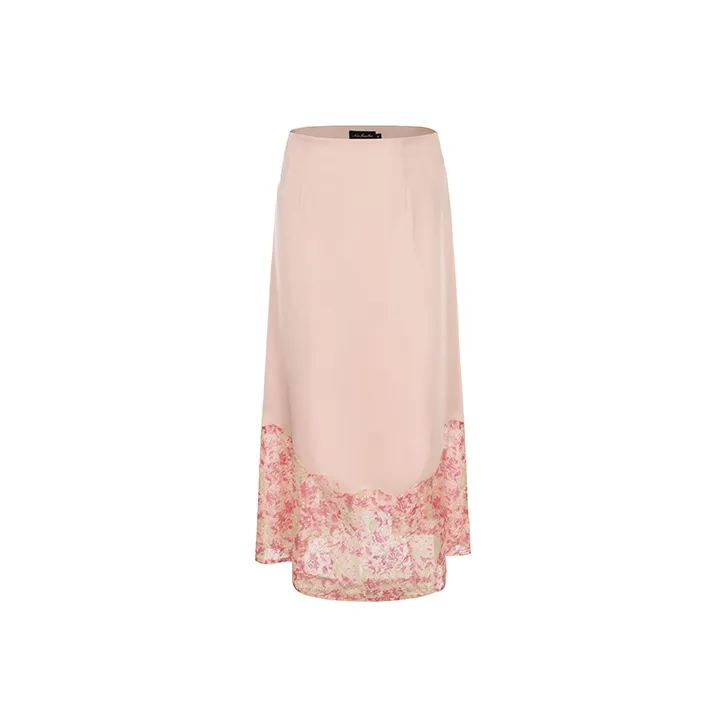 NANA JACQUELINE Casual Long Skirts Women's Pink-0
