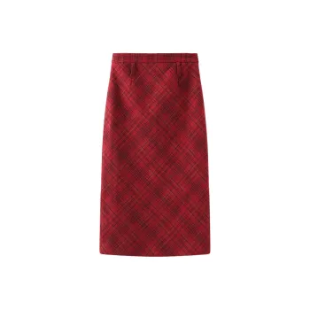 A11·N22 Casual Long Skirts Women's Red