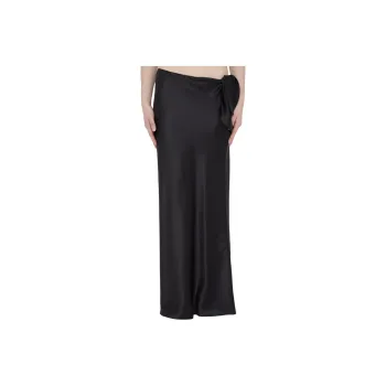 SAINT LAURENT Low-Waist Cut-Out Long Skirt