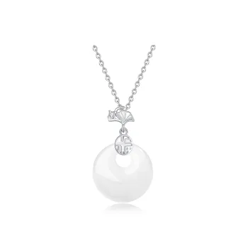 CMFY Chalcedony Jade Necklaces Unisex