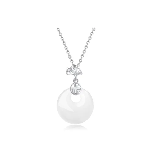 CMFY Chalcedony Jade Necklaces Unisex