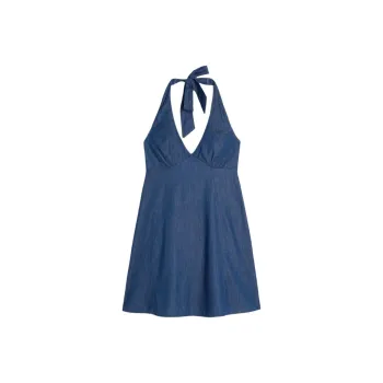 Hollister Sleeveless Dress Women's Blue