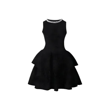 AHDO Sleeveless Dress Women's Black