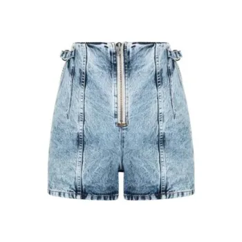 IRO NIGHT Denim Shorts Women's Sky Blue