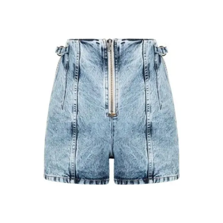 IRO NIGHT Denim Shorts Women's Sky Blue-0