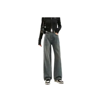 FAWENXIANGZI Jeans Women's Concrete Gray