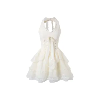 Zukizuki Sleeveless Dress Women's Apricot