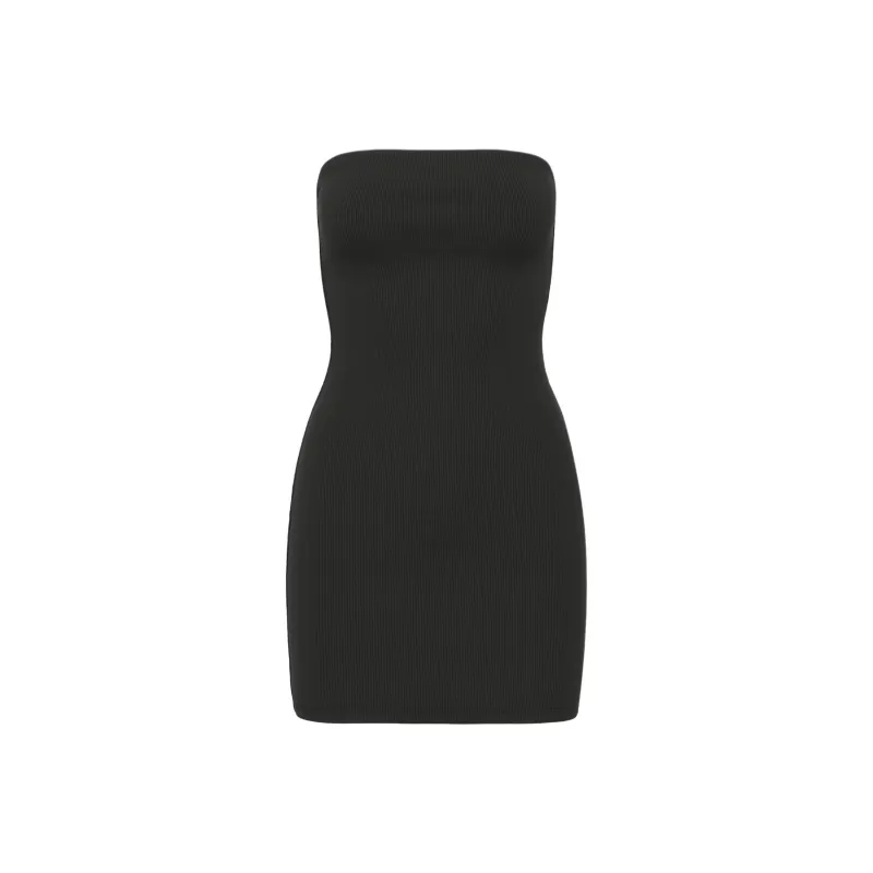 ARITZIA Contour Contour Mini Tube Dress Sleeveless Dress Women's Black-0