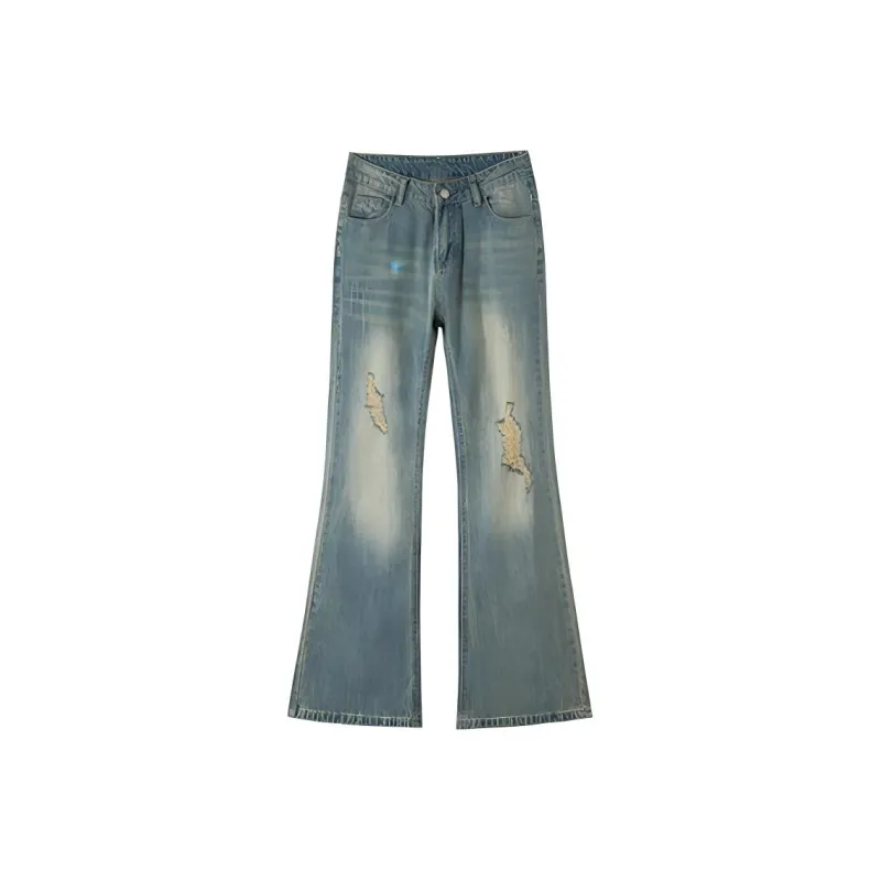 SONGS ALONG Jeans Women's Vintage Blue-0