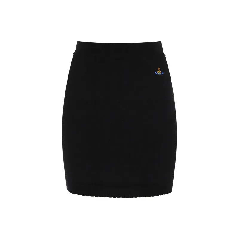 Vivienne Westwood Casual Short Skirts Women's Black-0