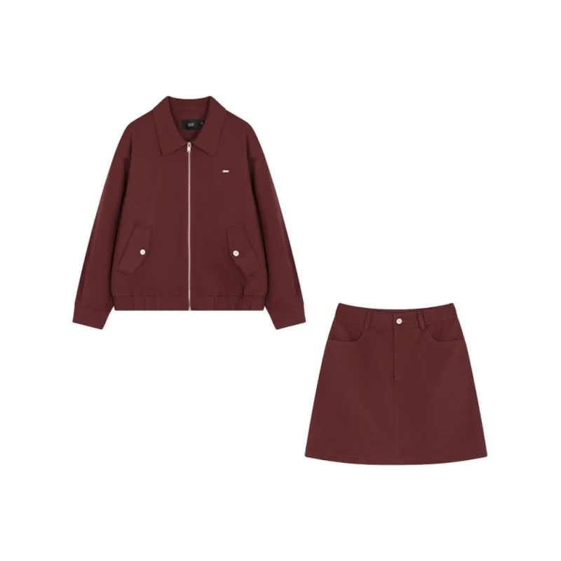Mo Han Yi Mei Casual Suit Women's Ancora Red-0