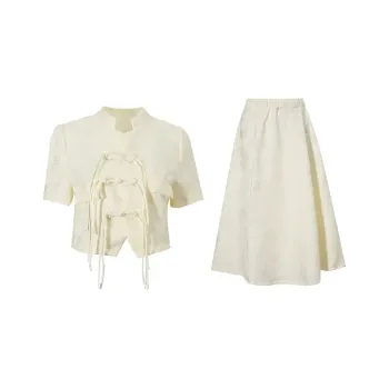 Local Gal Skirt Set Women's Apricot