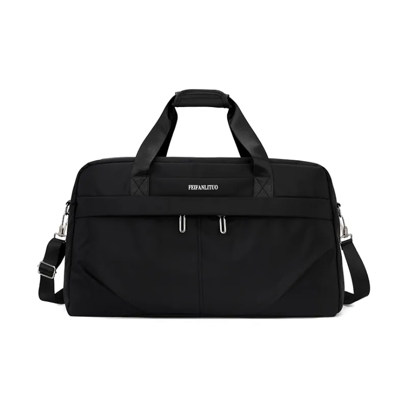 Yalu Nylon Travel Bag Unisex Black/Pink/Sky Blue/Light Purple-17