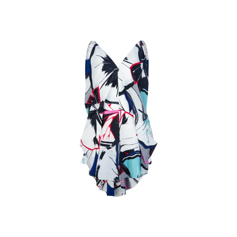 Balenciaga Gingko-print Mini Dress-0