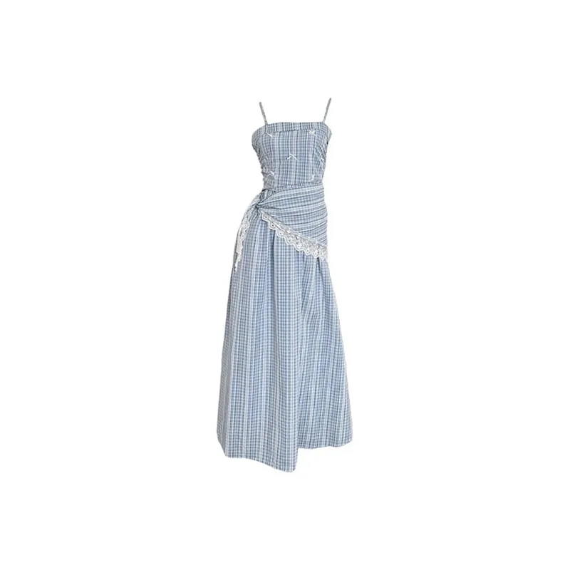 JOSR Slip Dresses Women's Blue-0