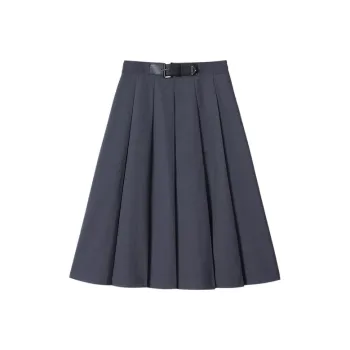 YINER GoodLand Casual Long Skirts Women's Dark Gray