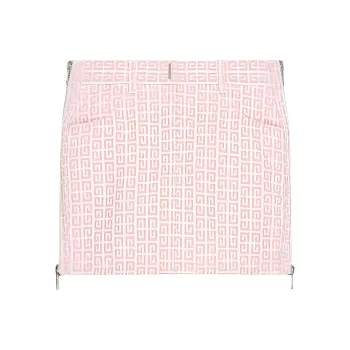 Givenchy Denim Short Skirts Women's Pink