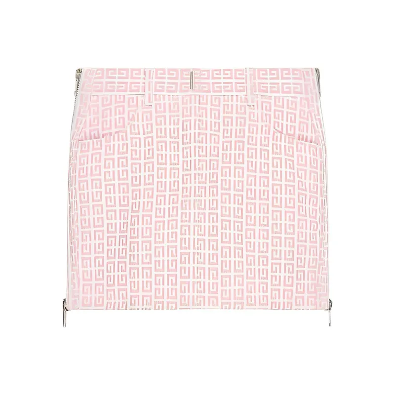 Givenchy Denim Short Skirts Women's Pink-0