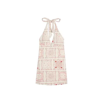 Hollister Sleeveless Dress Women's Cloud White