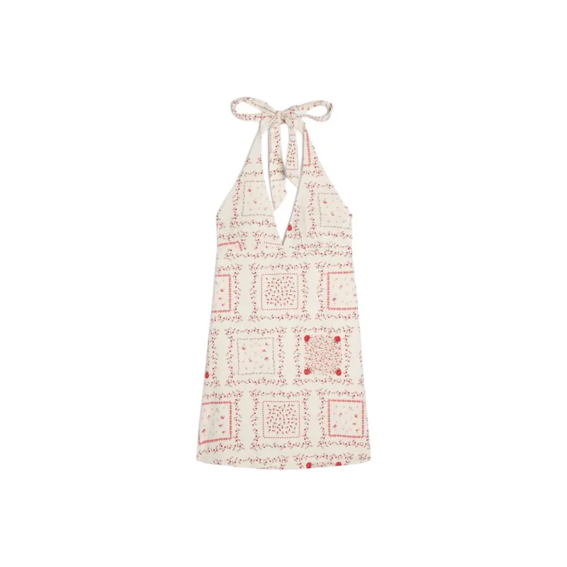 Hollister Sleeveless Dress Women's Cloud White-0