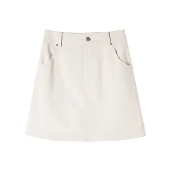 HIPPIEMISS Casual Short Skirts Women's Beige