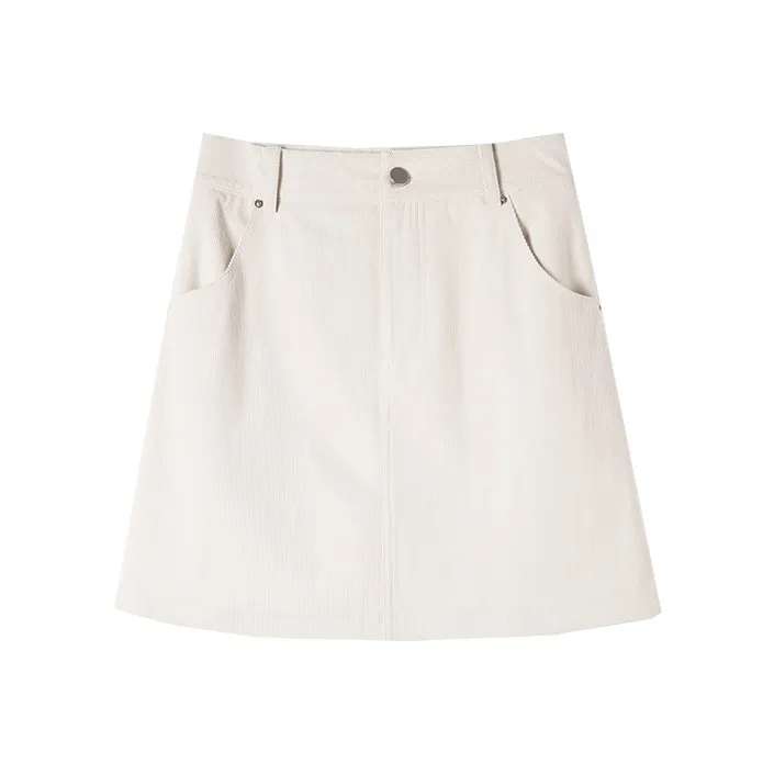 HIPPIEMISS Casual Short Skirts Women's Beige-0