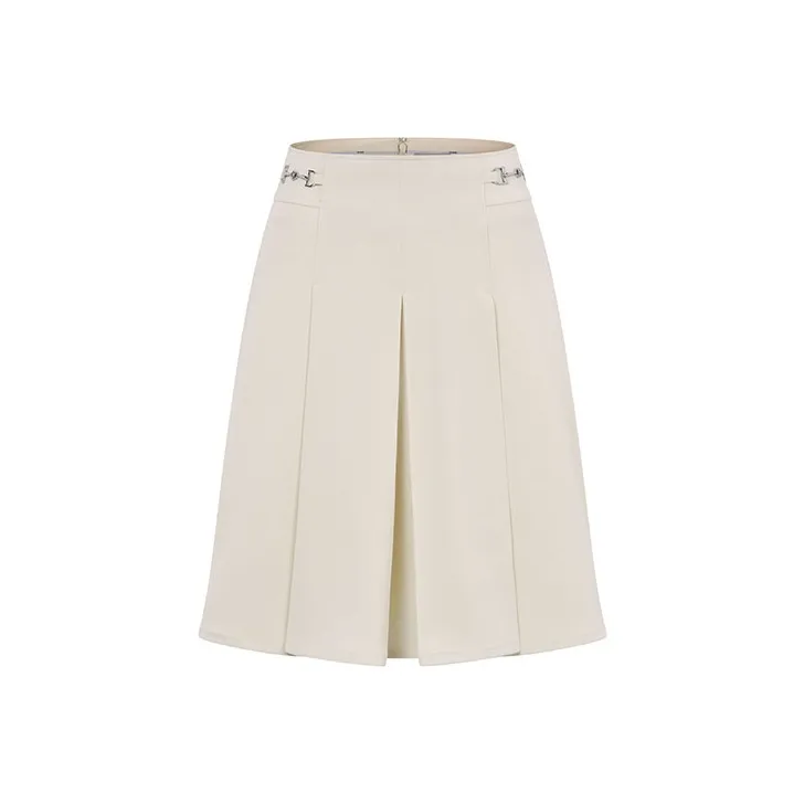 RARE Casual Long Skirts Women's White-0