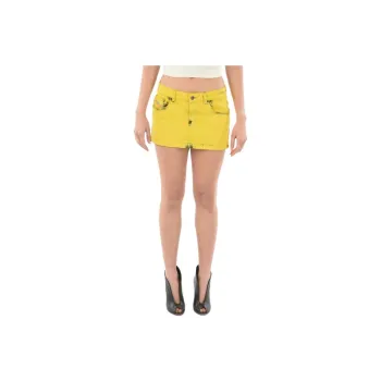DIESEL Casual Short Skirts Women's Yellow