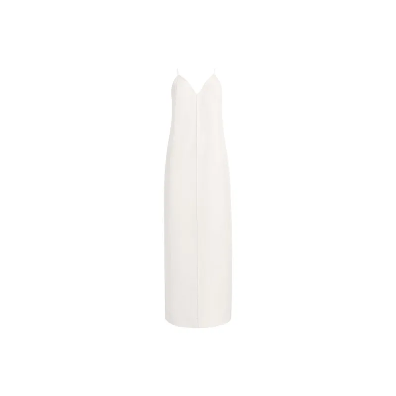 KHAITE SS25 Tulula Dress Slip Dress Women's Chalk/Chalk-0