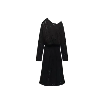 ZARA Long-Sleeved Dresses Women's Black