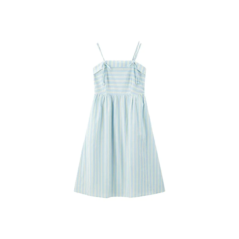 LEDIN Slip Dress Women's Ice Dew Blue-0