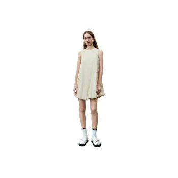 URBAN REVIVO Sleeveless Dress Women's Ecru