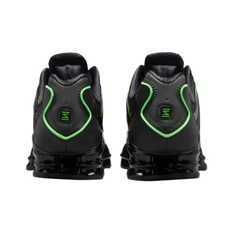 Nike Shox TL Series Anti Slip Wear Resistant Low Top Running Shoes Women's Black Green-3