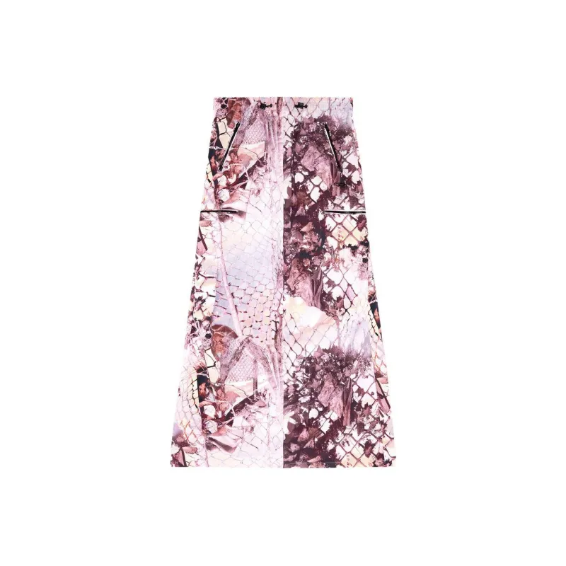 DIESEL Casual Long Skirts Women's Light Purple-0