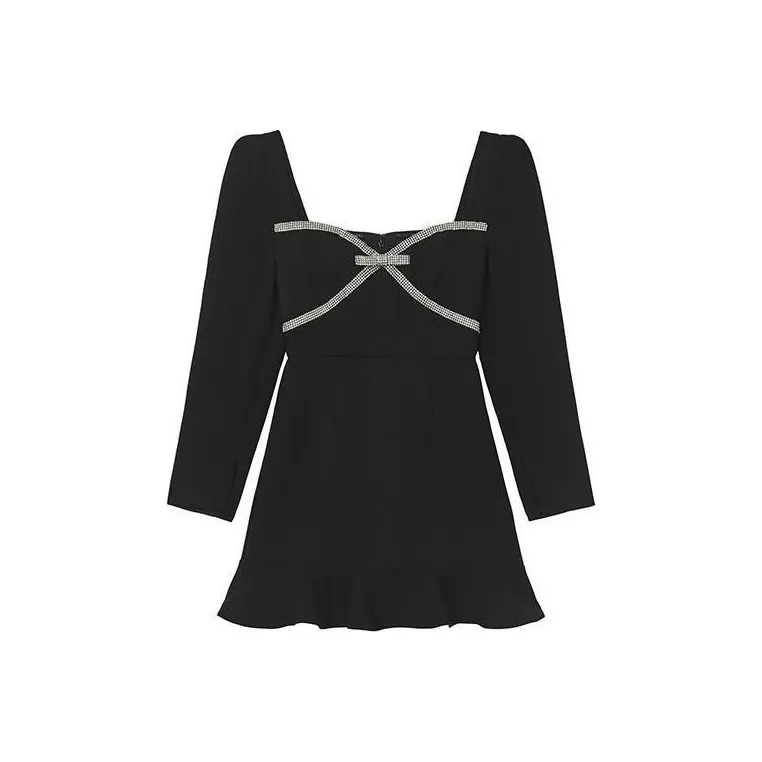 Self portrait Bow detail Mini Dress-0