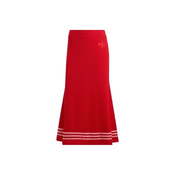 Adidas Originals ADICOLOR HERITAGE NOW Casual Long Skirts Women's Red