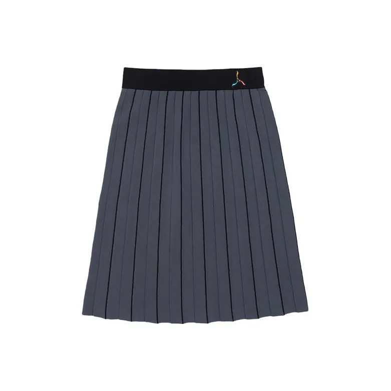 LI NING 1990 Classic Collection Casual Short Skirts Women's Ebony Black-0