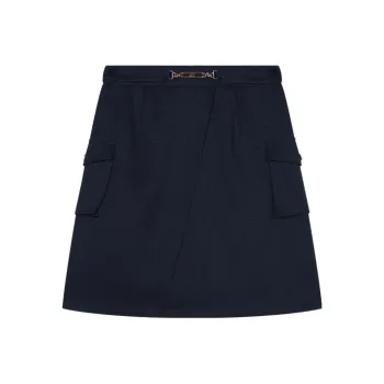 DKNY Casual Short Skirts Women's Navy Blue