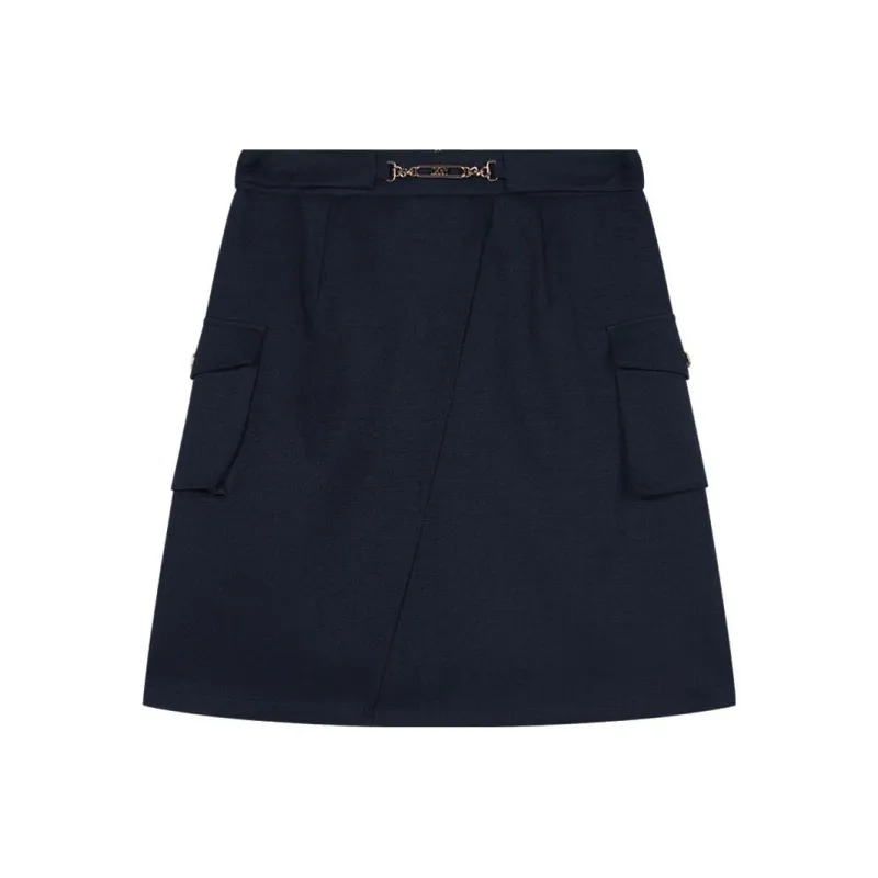 DKNY Casual Short Skirts Women's Navy Blue-0