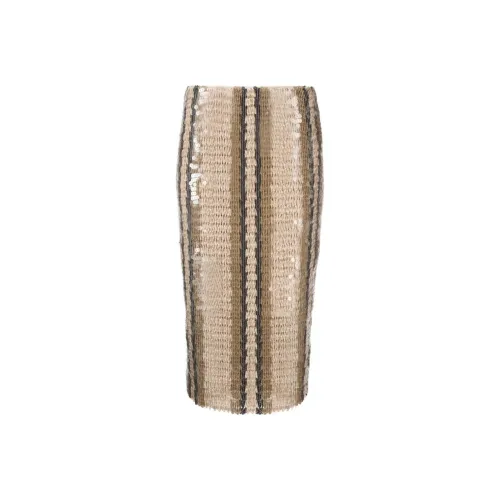 Brunello Cucinelli Casual Long Skirts Women's Beige