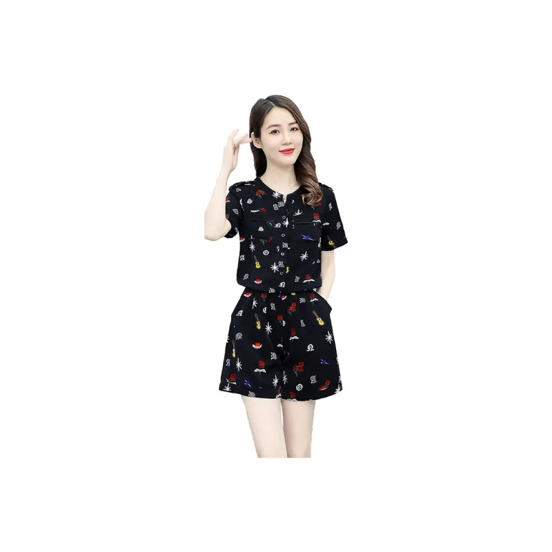 Cypress House Casual Suit Women's Black-0