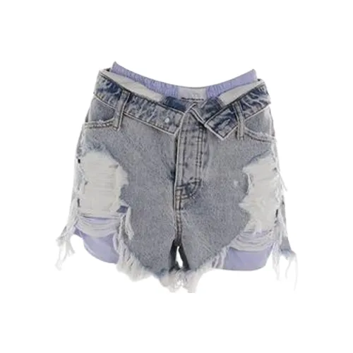 Alexander Wang Denim Shorts Women's Blue
