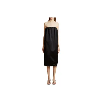 KHAITE Sleeveless Dress Women's Black
