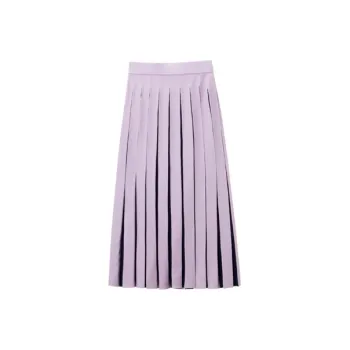 OVV Casual Long Skirt Women's Light Purple Splicing