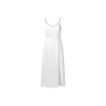 TAMMY TANGS Slip Dress Women's White