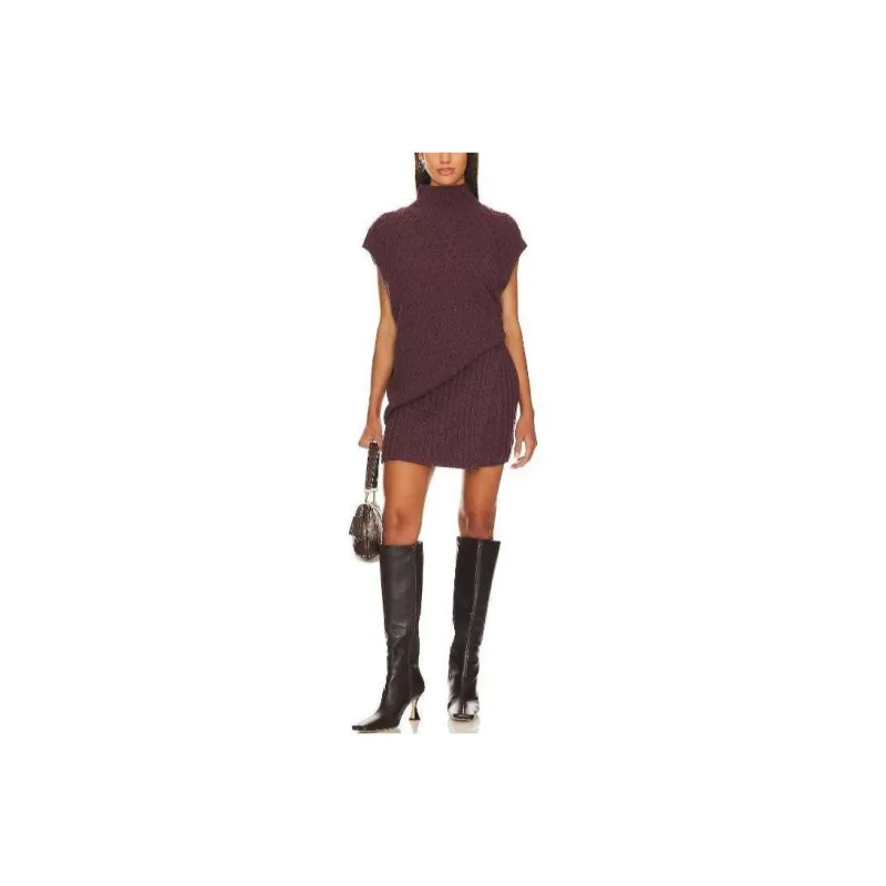 FREE PEOPLE Skirt Set Women's Plum Jam Color-0