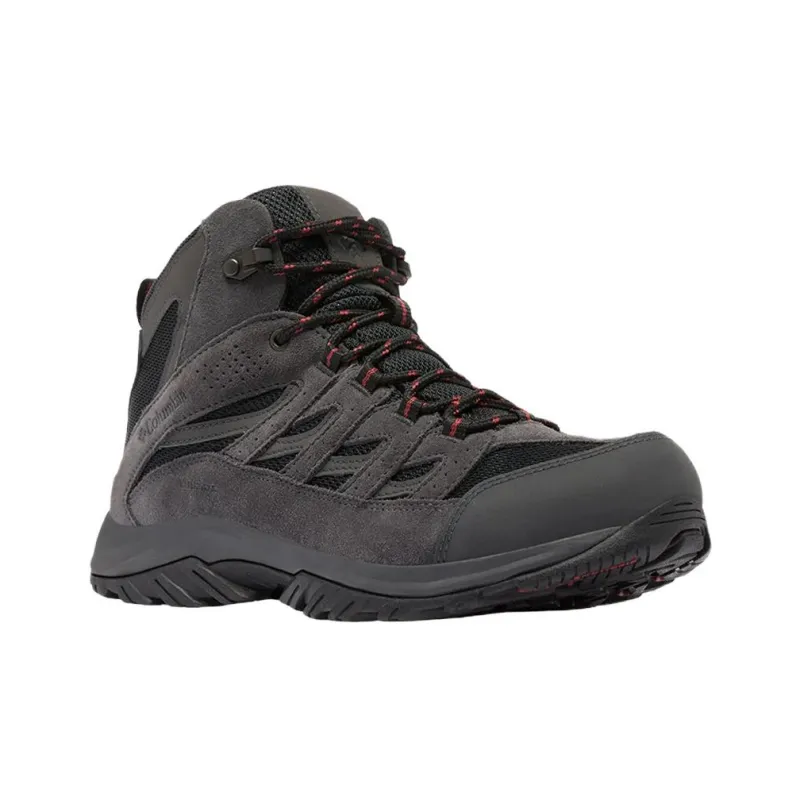 Columbia Crestwood Anti Slip Wear Resistant Low Top Hiking Shoes Men's Gray-1
