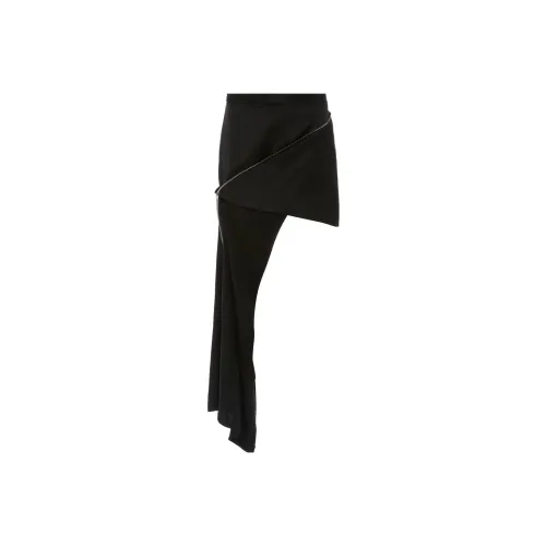 JW Anderson Asymmetric Zip Detailed Mini Skirt